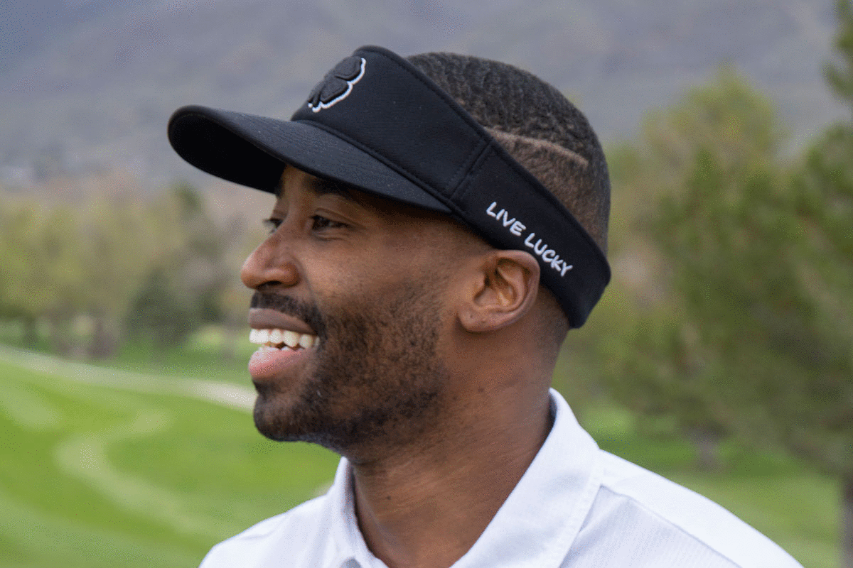 Black clover visor on sale