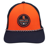 Orange and navy two tone rope hat from Black Clover featuring Syracuse University Logo