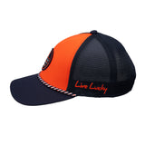 Orange and navy two tone rope hat from Black Clover featuring Syracuse University Logo