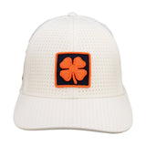 White perforated hat from Black Clover featuring Syracuse Orange logo