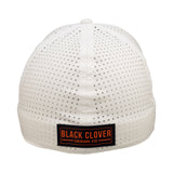 White perforated hat from Black Clover featuring Syracuse Orange logo