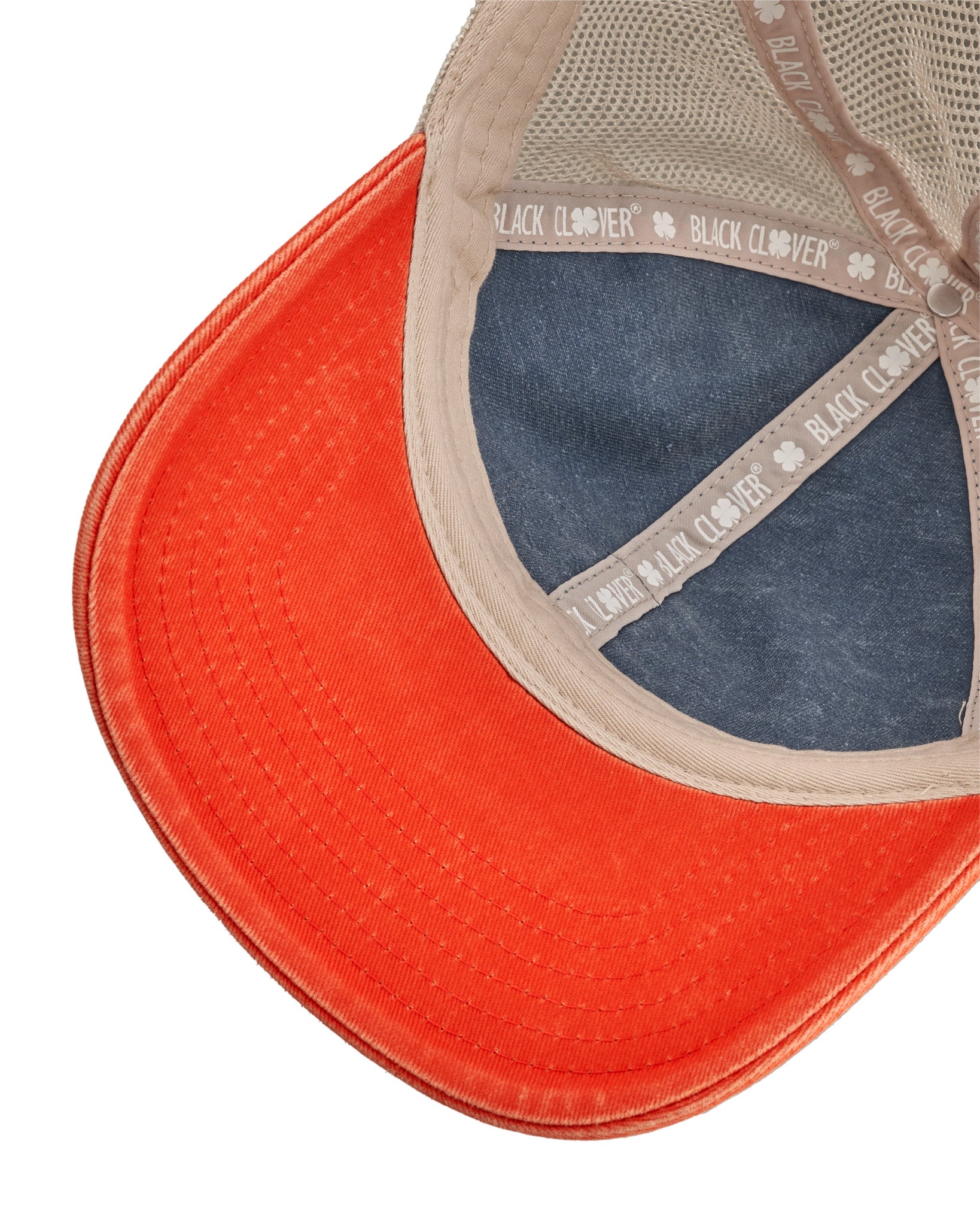 Orange, blue, and white two tone vintage style hat from Black Clover featuring Syracuse Orange logo