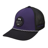 Purple and Black two tone rope hat from Black Clover featuring Texas Christian Horned Frogs logo