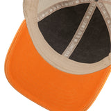 Black and orange two tone vintage style hat from Black Clover featuring University of Tennessee Volunteers logo