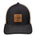 Black denim hat from Black Clover featuring leather patch containing the words Since 2008 BLCK CLVR Design Co