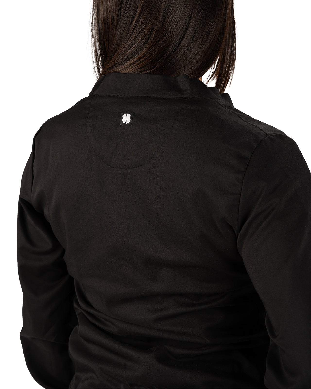 Women's Twill Stretch Black Casual Jacket | Black Clover Apparel XS Women's Twill Stretch Black Casual Jacket | Black Clover Apparel XS