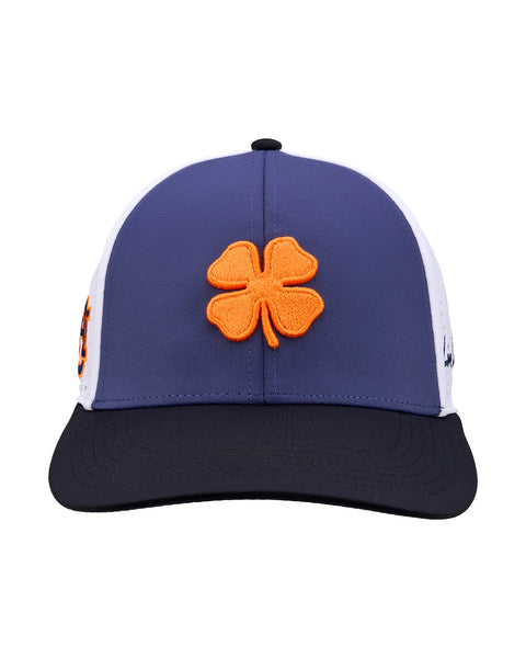 Navy Auburn University Tigers Performance Hat with Orange Clover