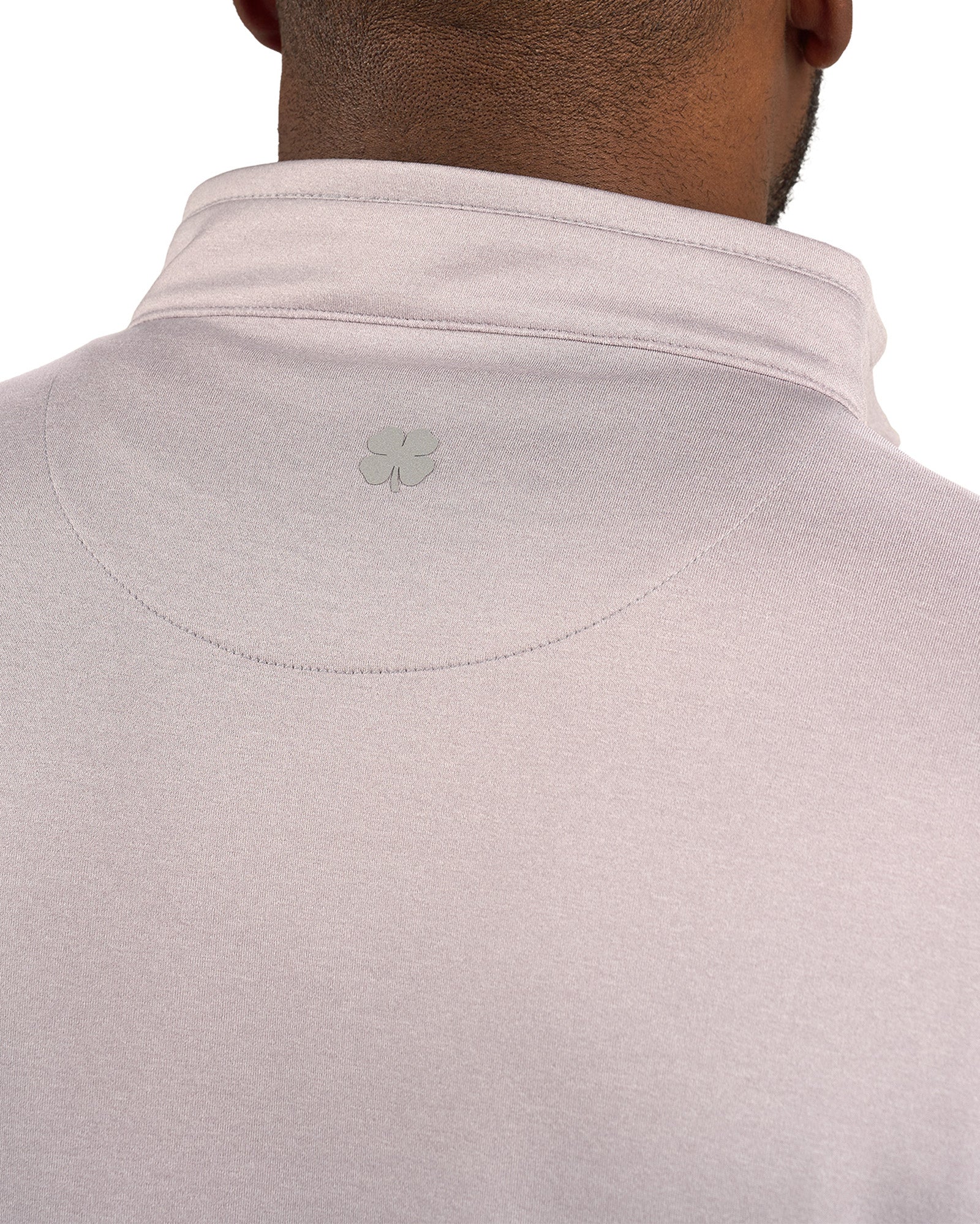 Qzip Men's Athletic Light Grey Quarter-Zip Hoodie | Black Clover Apparel