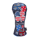 Live Lucky "Flag Day" Navy Fairway Headcover