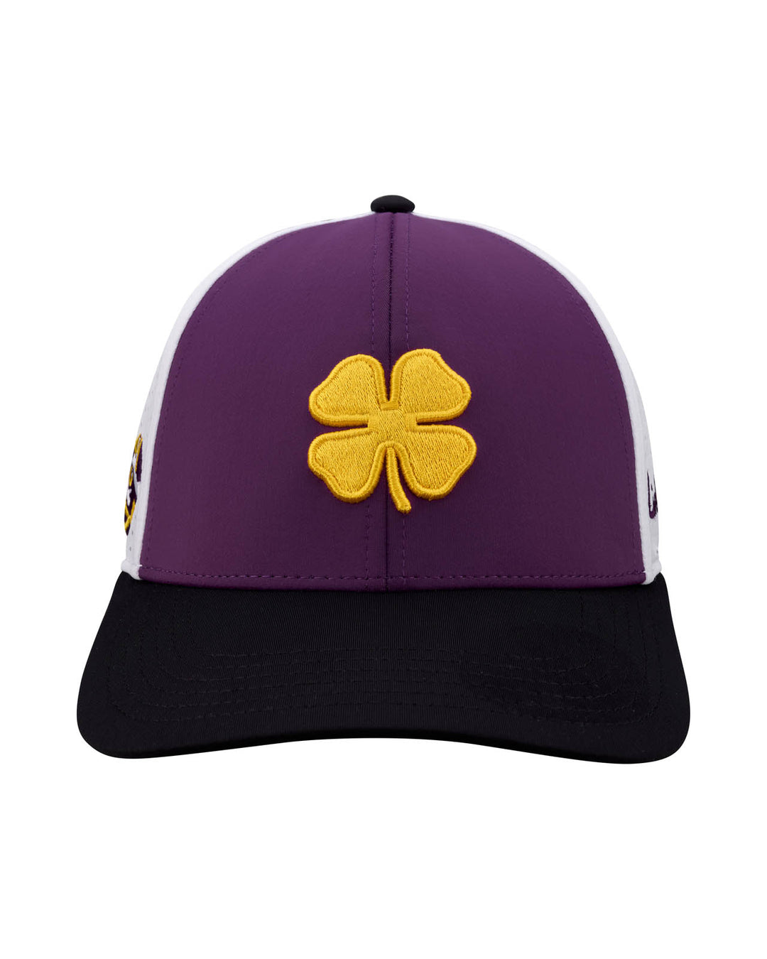 Purple LSU Tigers Performance Hat with Gold Clover – Black Clover
