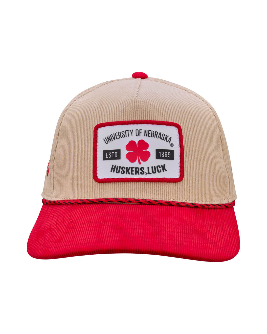 Vintage Cream Corduroy Nebraska Cornhuskers Snapback with Patch