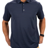 Palmer Polo - Men's Navy Striped Polo