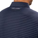 Palmer Polo - Men's Navy Striped Polo