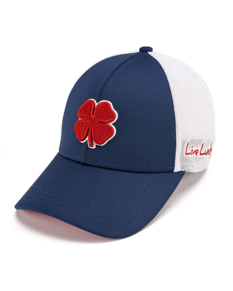 (取寄) ブラッククローバー プレミアム クローバー 70 ハット Black Clover Premium Clover 70 Hat Navy Hat/3d Red Clover/White Trim Red White and Blue Hat | Black Clover