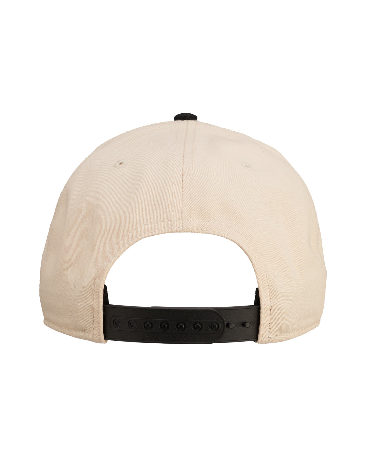 Vintage-Inspired Cream Hat with Black Brim | Black Clover  display picture 1
