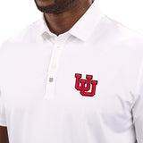Crockett Polo - University of Utah White Polo