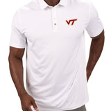 Crockett Polo - Virginia Tech White Polo