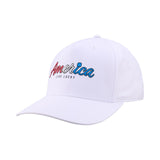 America Gradient - White USA Hat