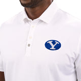 Crockett Polo - Brigham Young University White Polo