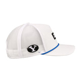 BYU Whiteout - White BYU Snapback