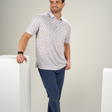 Beach Breeze Polo - Tropical Patterned Polo