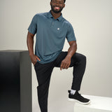 Brooks Polo - Men's Dark Grey Solid Polo
