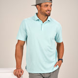 Brooks Polo - Men's Mint Green Solid Polo