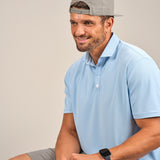 Brooks Polo - Men's Blue Solid Polo