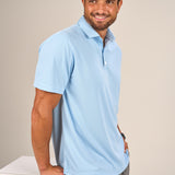 Brooks Polo - Men's Blue Solid Polo