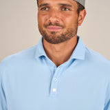 Brooks Polo - Men's Blue Solid Polo