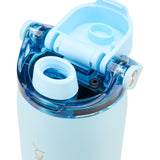 "Live Lucky" Blue Wellness Water Bottle - Glacier