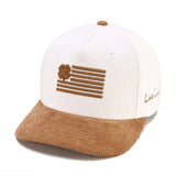 Clover Nation Cord 1 - Brown Corduroy Hat