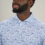 Desert Luck Polo - Men's White Patterned Polo