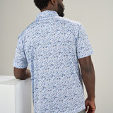 Desert Luck Polo - Men's White Patterned Polo