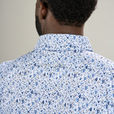 Desert Luck Polo - Men's White Patterned Polo