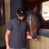 All Luck Polo - Men's Horseshoe Patterned Polo