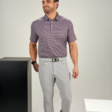 Freddie Polo - Men's Striped Performance Polo