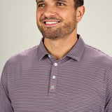 Freddie Polo - Men's Striped Performance Polo