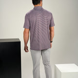 Freddie Polo - Men's Striped Performance Polo