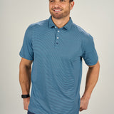 Freddie Polo - Men's Blue Striped Polo