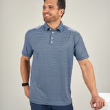 Freddie Polo - Men's Striped Performance Polo