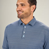 Freddie Polo - Men's Striped Performance Polo