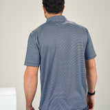 Freddie Polo - Men's Striped Performance Polo