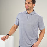 Freddie Polo - Men's Striped Performance Polo