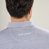 Freddie Polo - Men's Striped Performance Polo