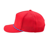 Harlow Pro 4 - Red and Blue Rope Hat