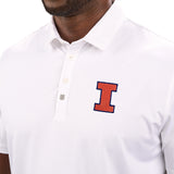 Crockett Polo - University of Illinois White Polo