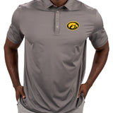 Crockett Polo - University of Iowa Charcoal Polo