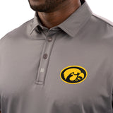 Crockett Polo - University of Iowa Charcoal Polo