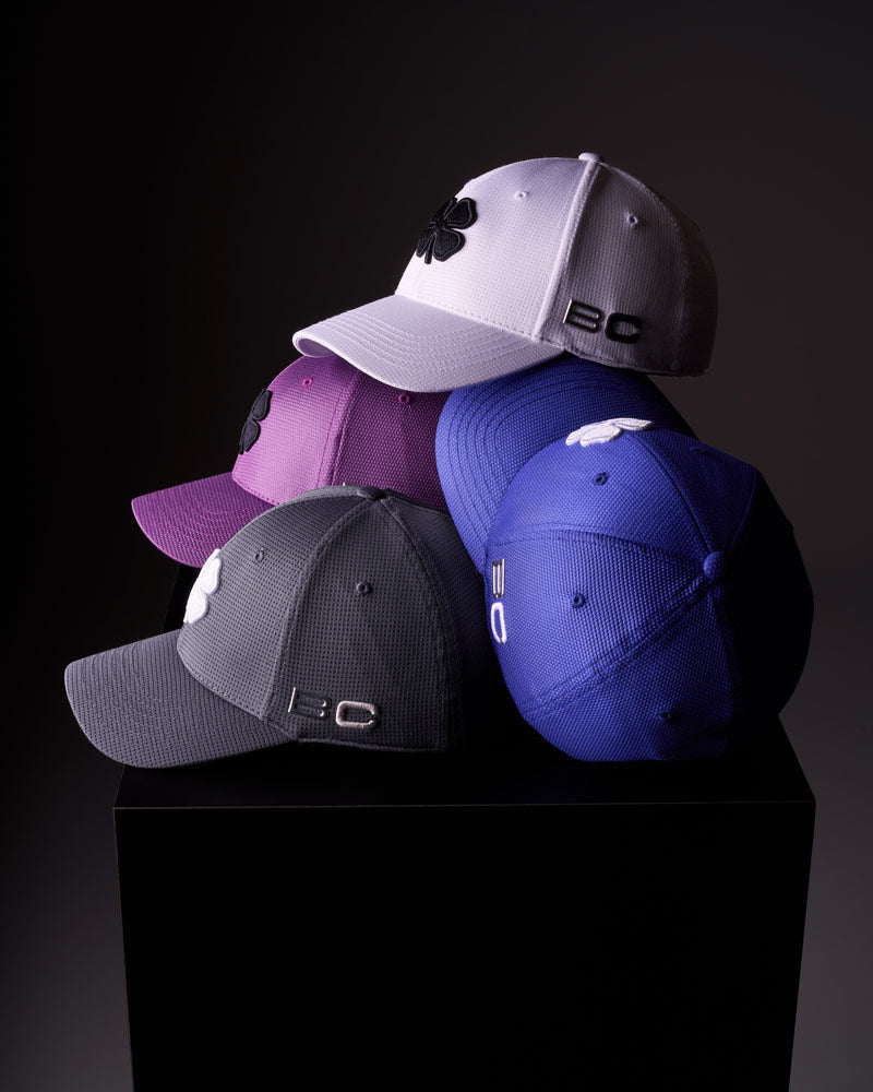 Premium Clover 2 Black Fitted Hat | Black Clover